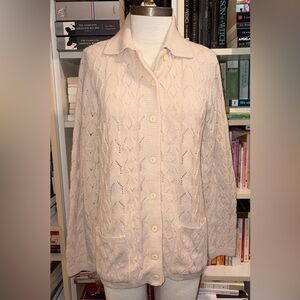 Traditions by Duet Vintage Beige Cardigan